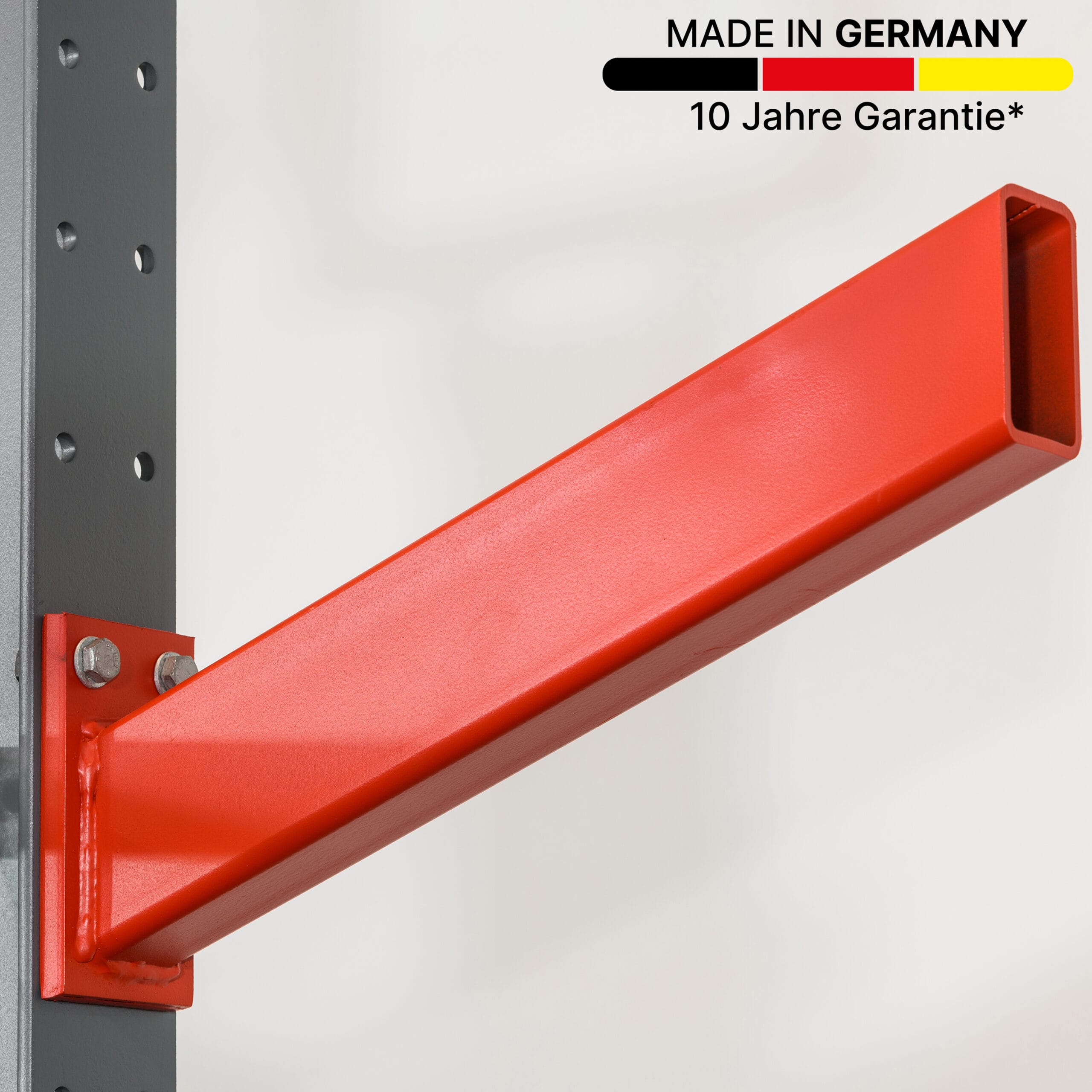 Schrägarmregal, mit MADE IN GERMANY Sticker