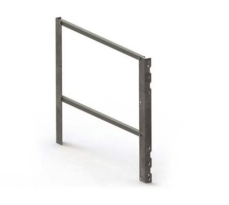 Endrahmenerhöhung 500mm, U-Profil, Palettenregal Raecks