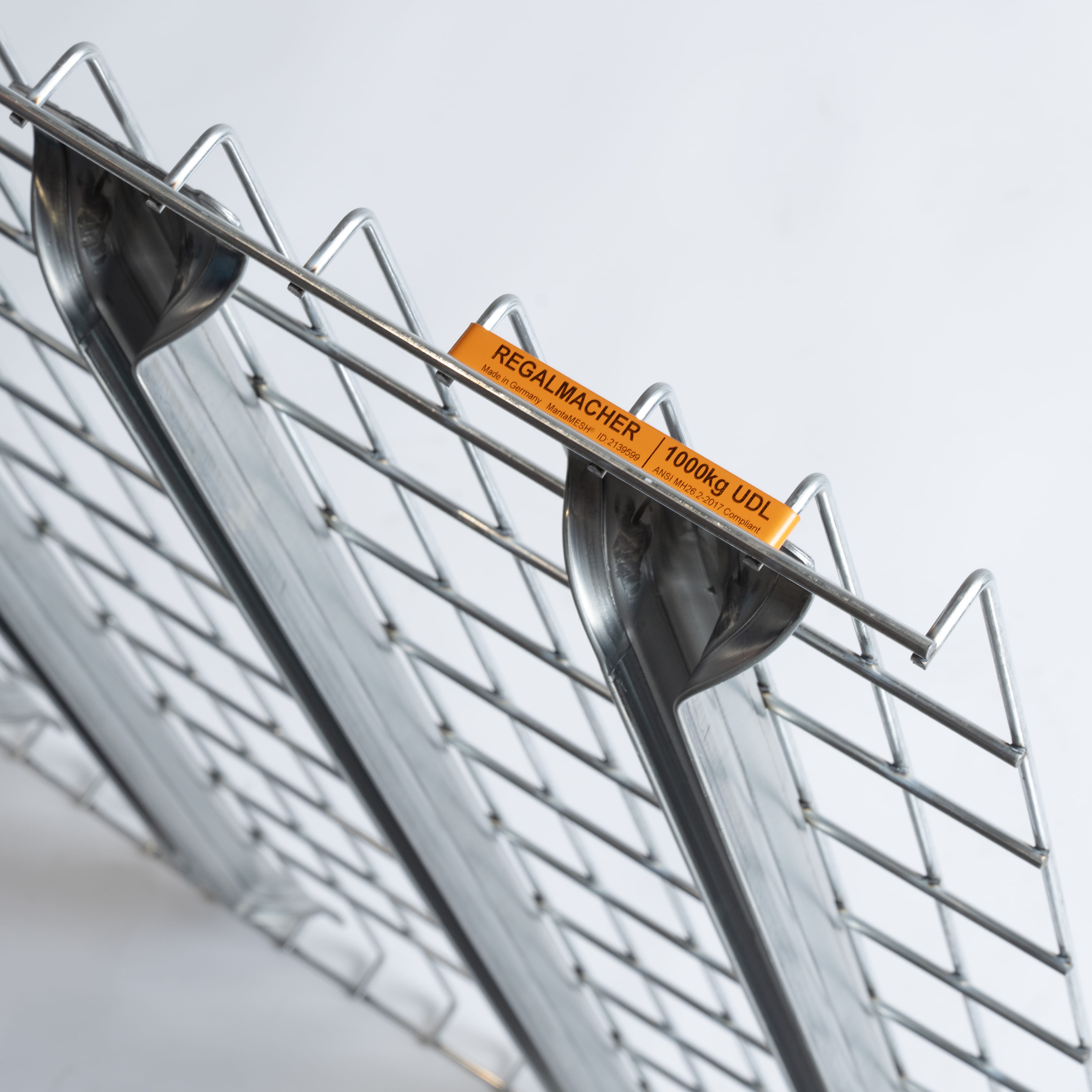 Drahtgitterrost PAL-Regal, 875 x 1100 mm, 100 x 50 mm Maschenteilung, verzinkt