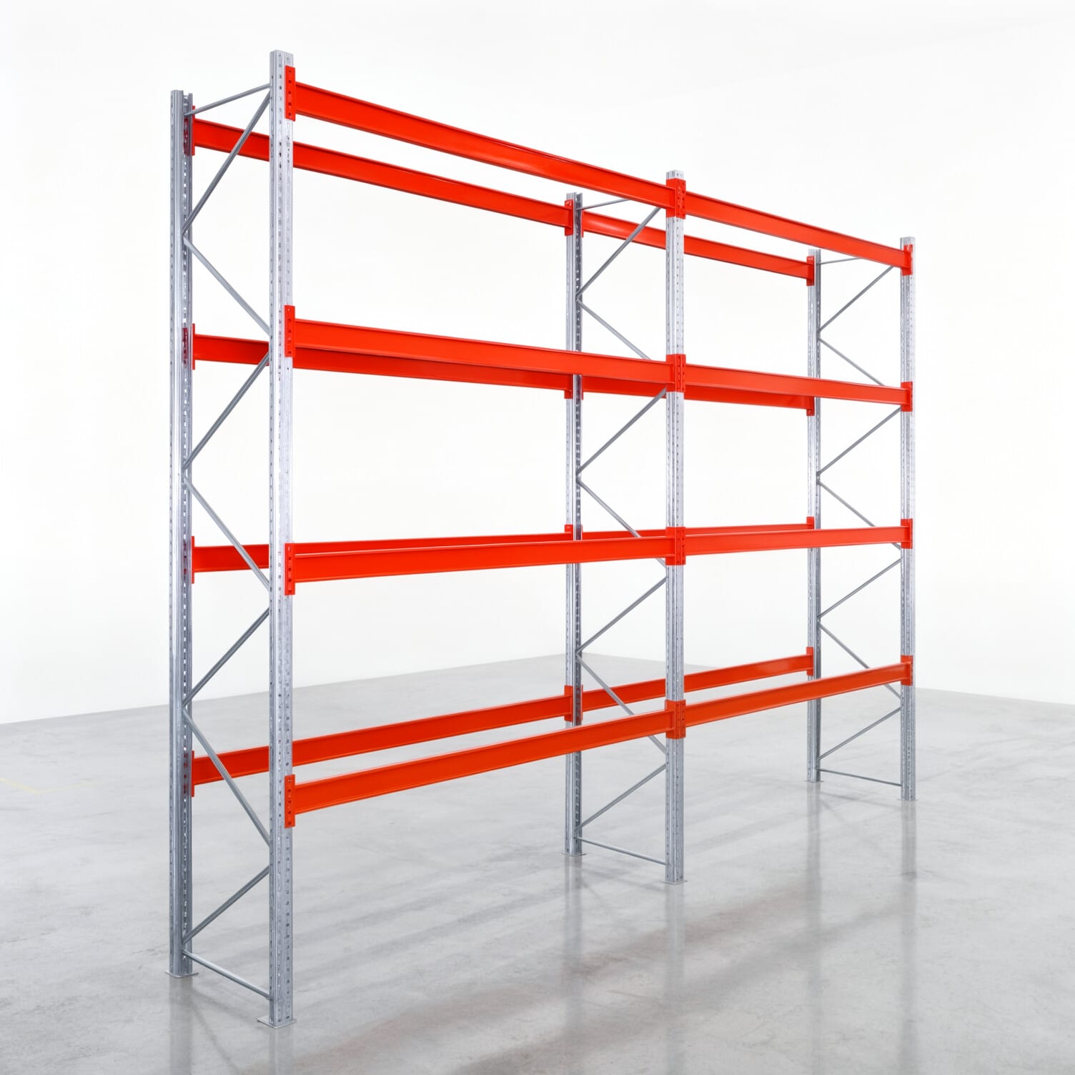 Palettenregale PRX 1000, Europalette, H: 4.100 mm, B: 5.700 mm, Palettengewicht: 500 kg, Palettenplätze: 30