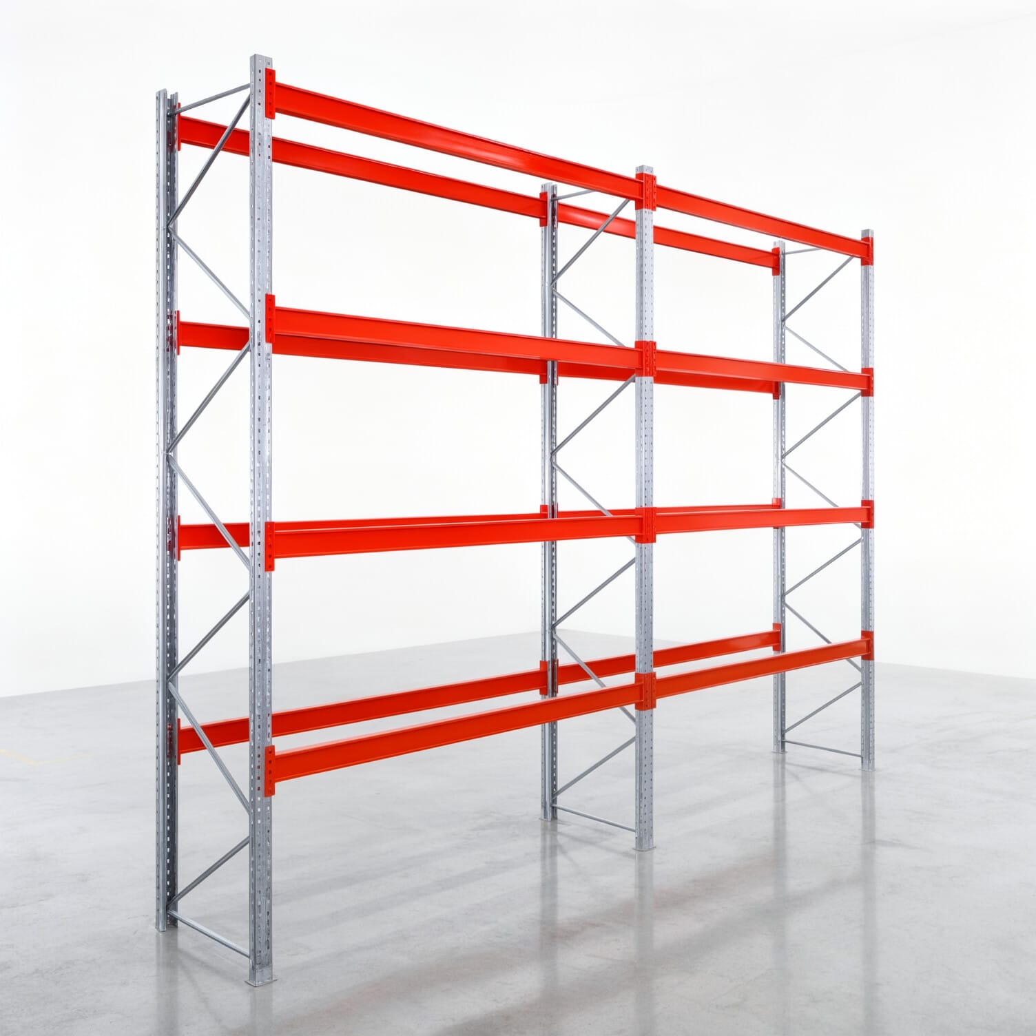 Palettenregale PRX 1000, Europalette, H: 4.100 mm, B: 5.700 mm, Palettengewicht: 1.000 kg, Palettenplätze: 30