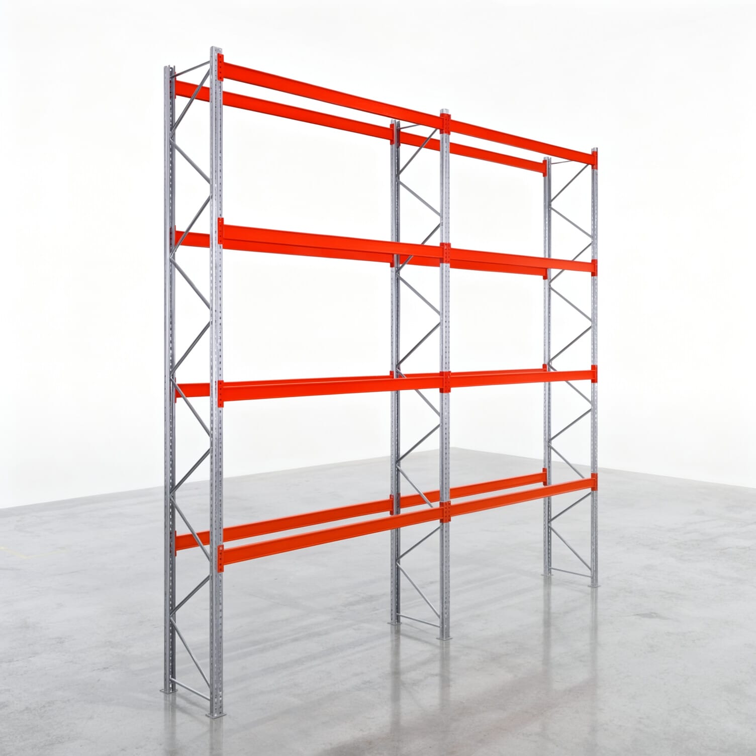 Palettenregale PRX 1000, Europalette, H: 5.600 mm, B: 5.700 mm, Palettengewicht: 500 kg, Palettenplätze: 30