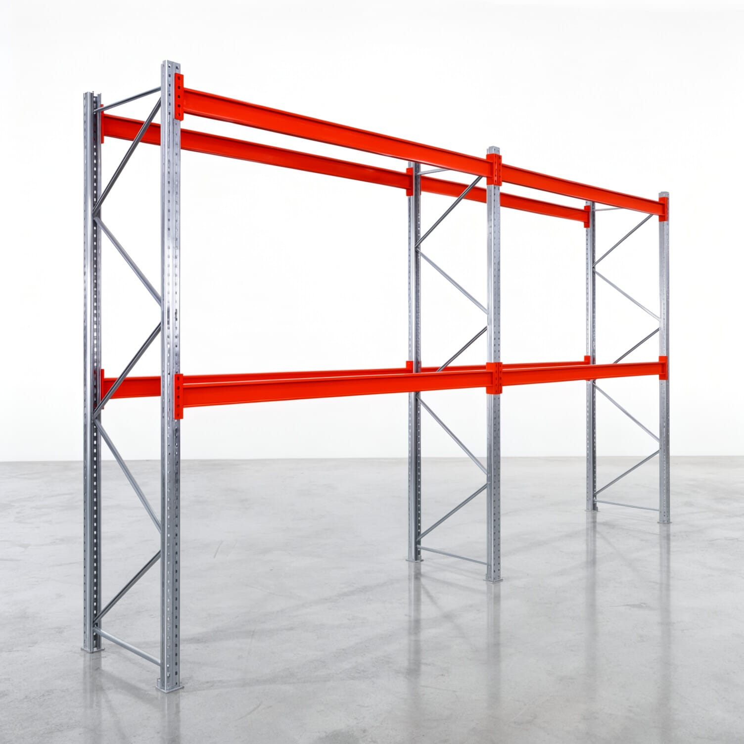 Palettenregale PRX 1000, Europalette, H: 3.100 mm, B: 5.700 mm, Palettengewicht: 1.500 kg, Palettenplätze: 18