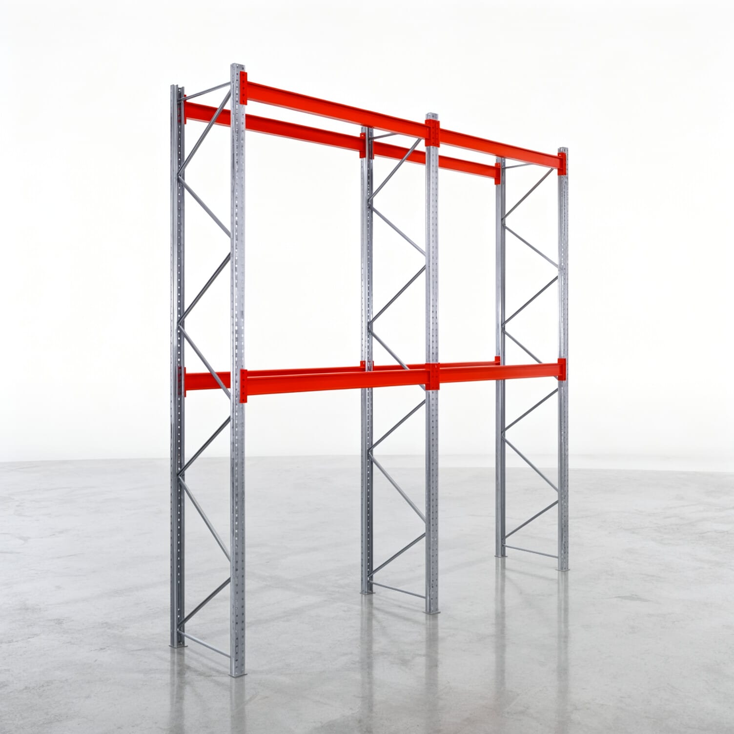 Palettenregale PRX 1000, Europalette, H: 4.100 mm, B: 3.900 mm, Palettengewicht: 1.000 kg, Palettenplätze: 12