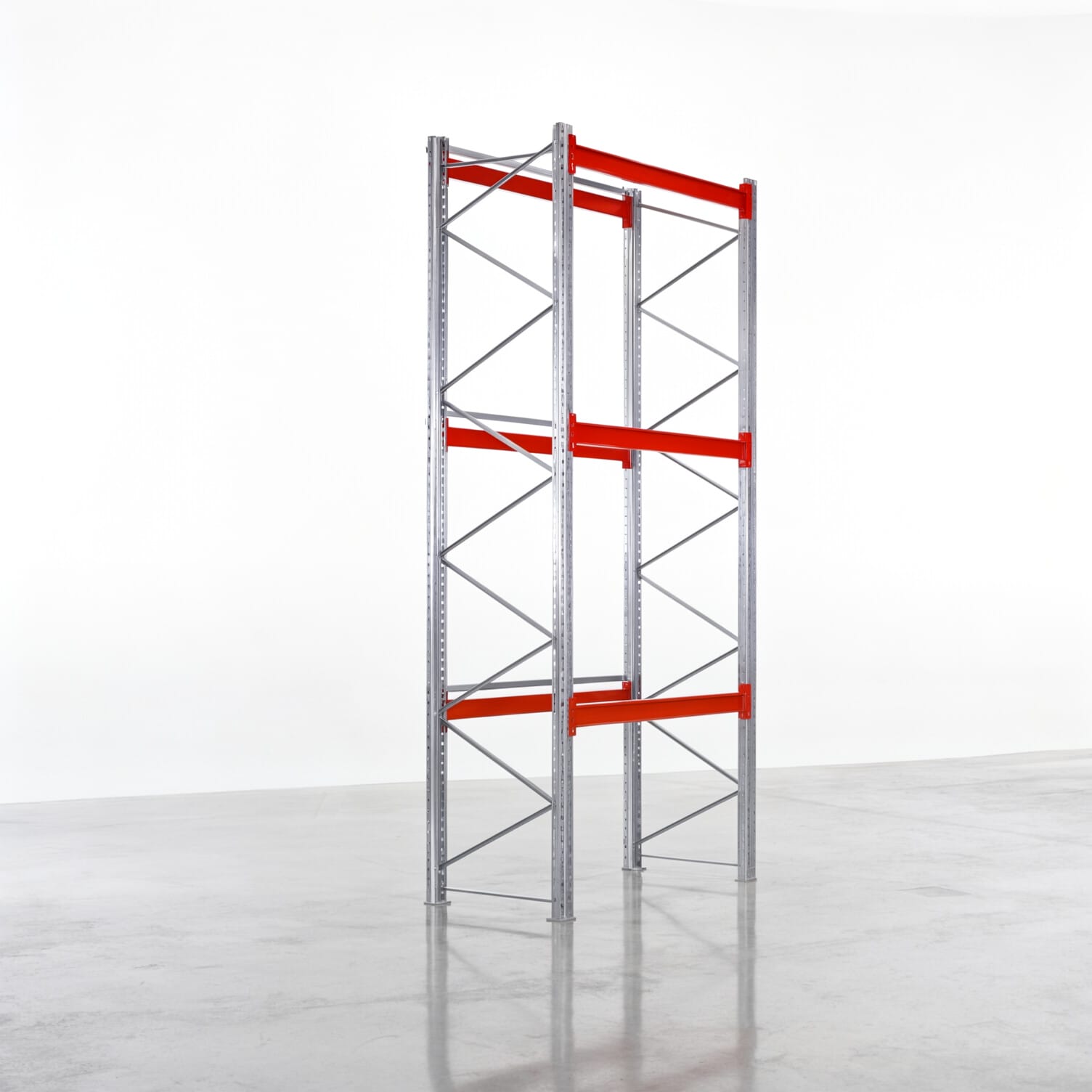 Palettenregale PRX 1000, Europalette, H: 5.600 mm, B: 2.000 mm, Palettengewicht: 1.000 kg, Palettenplätze: 8