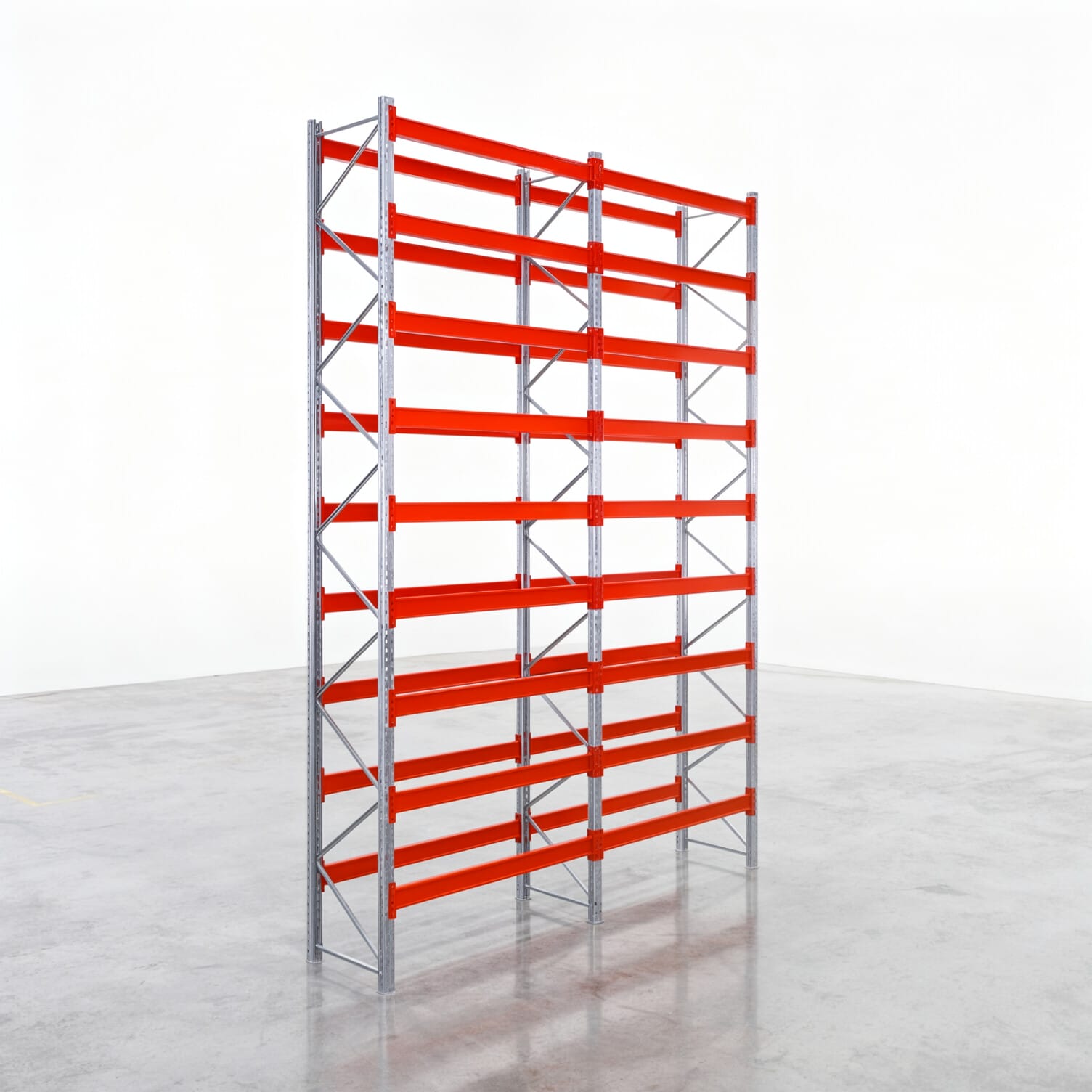 Palettenregale PRX 1000, Europalette, H: 5.600 mm, B: 3.900 mm, Palettengewicht: 1.250 kg, Palettenplätze: 12