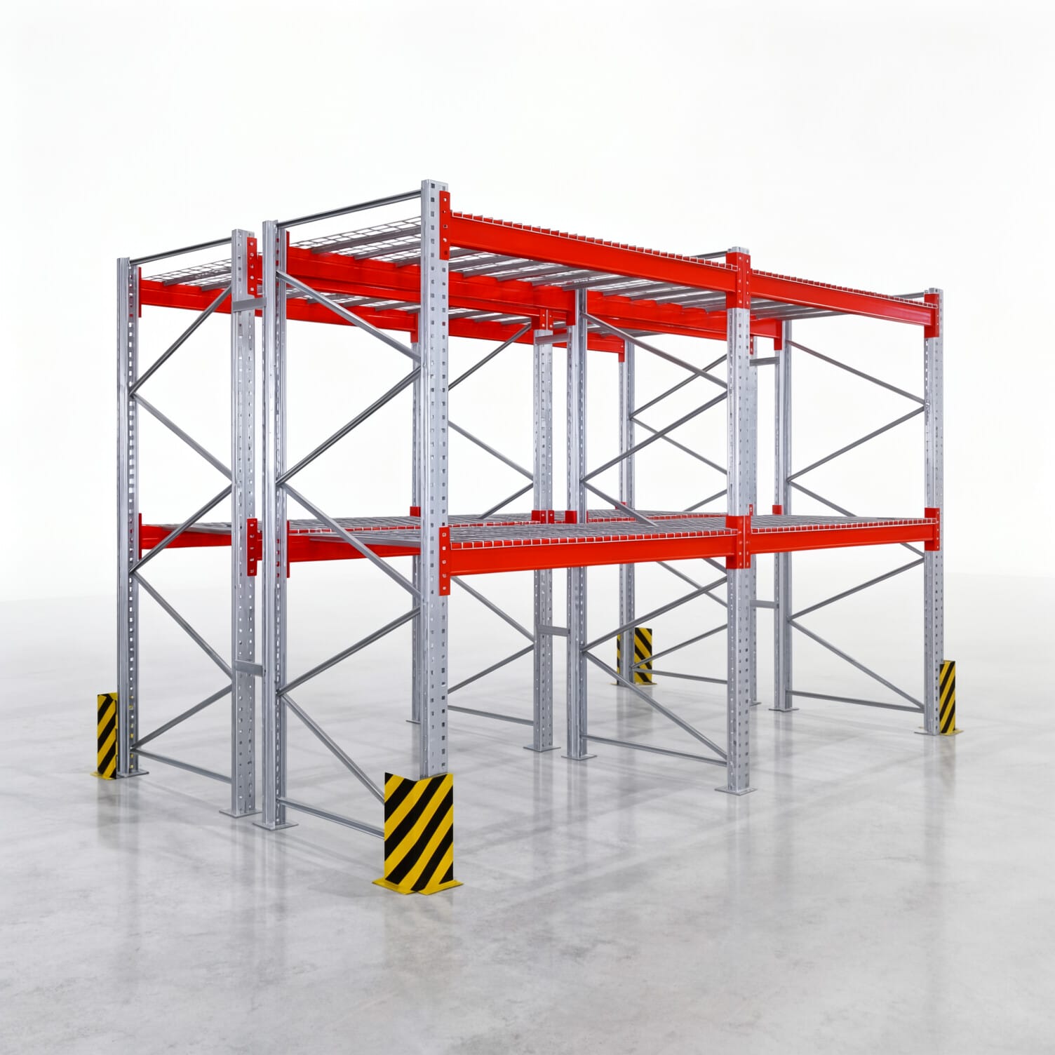 Palettenregale PRX 1000, Europalette, H: 2.600 mm, B: 3.900 mm, Palettengewicht: 1.250 kg, Palettenplätze: 12