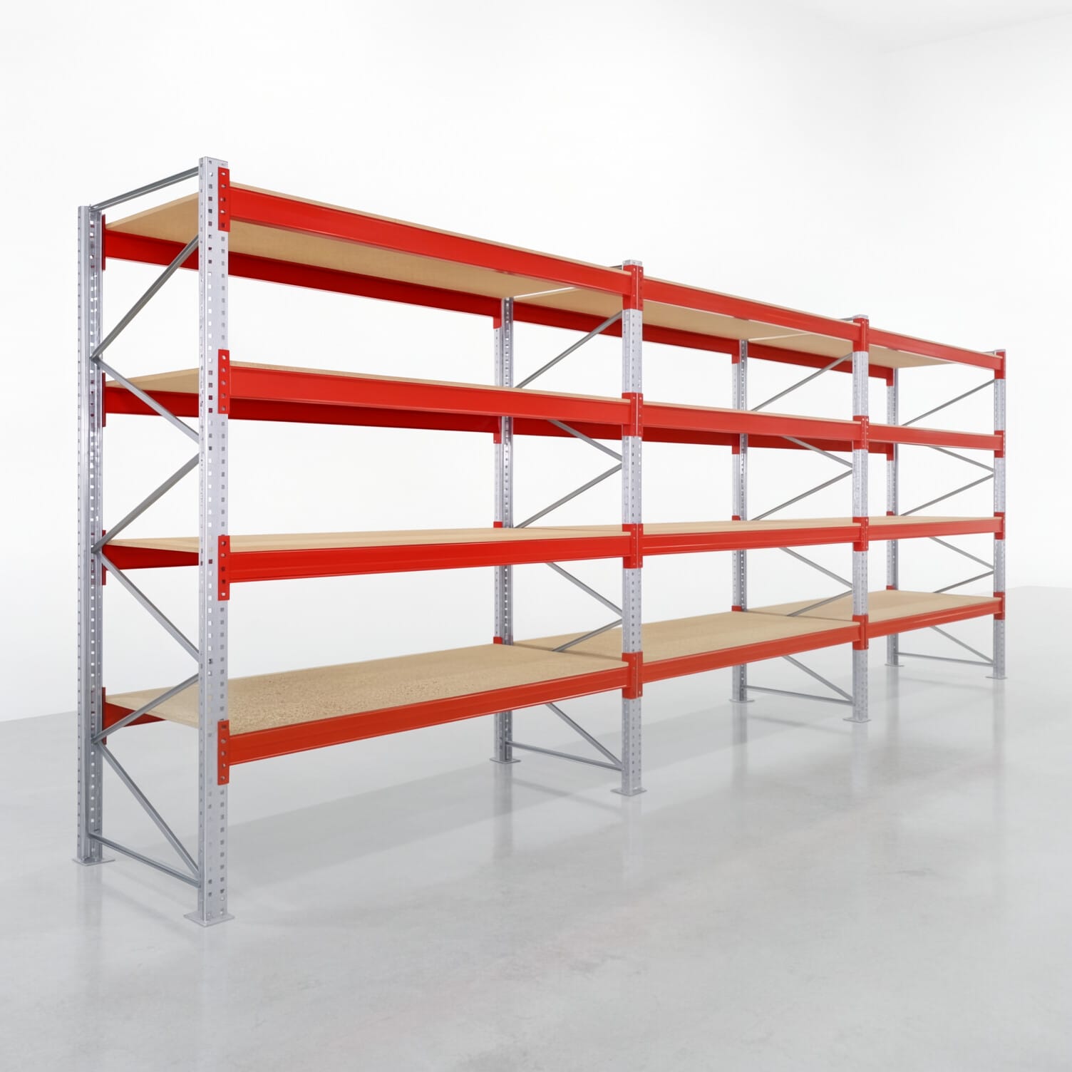 Palettenregale PRX 1000, Europalette, H: 3.100 mm, B: 8.500 mm, Palettengewicht: 1.000 kg, Palettenplätze: 45