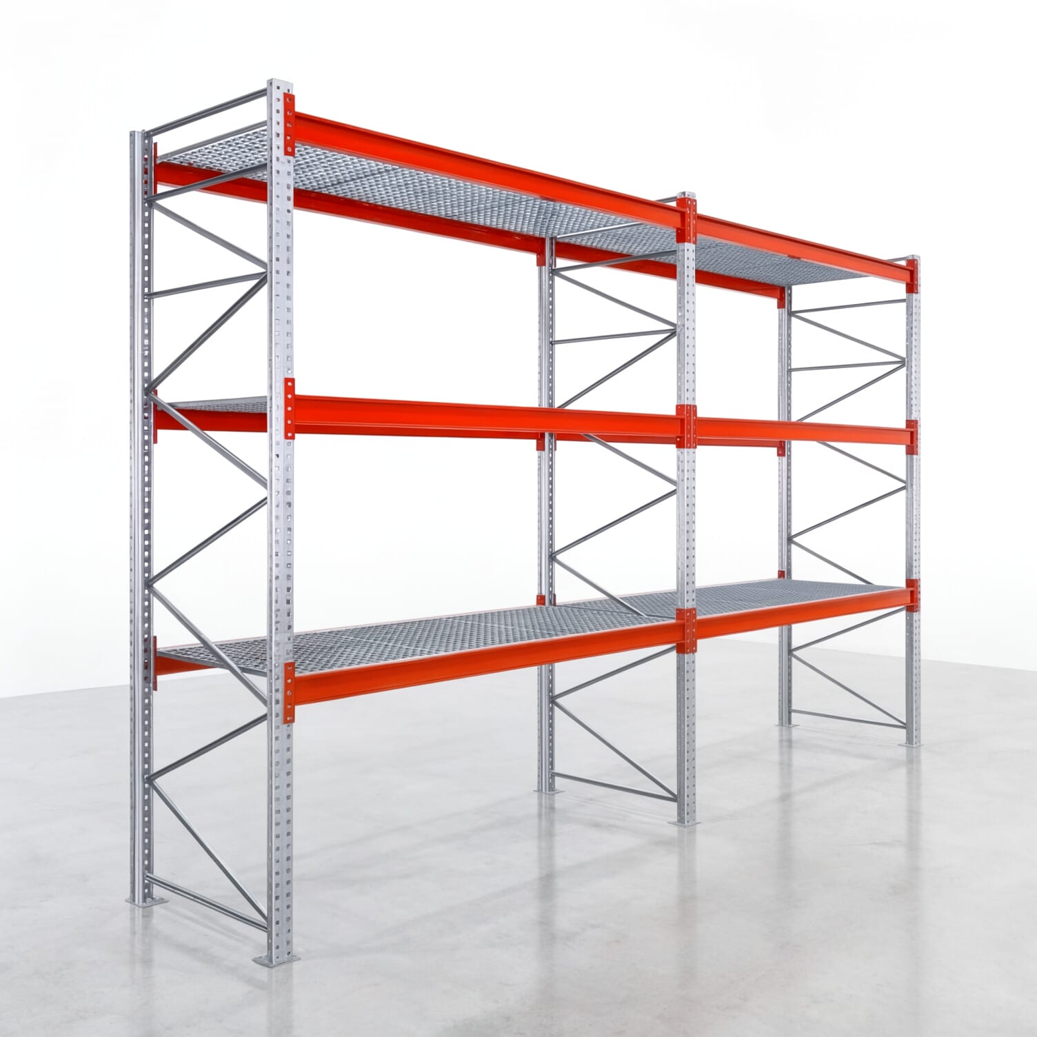 Palettenregale PRX 1000, Europalette, H: 3.600 mm, B: 5.700 mm, Palettengewicht: 750 kg, Palettenplätze: 24