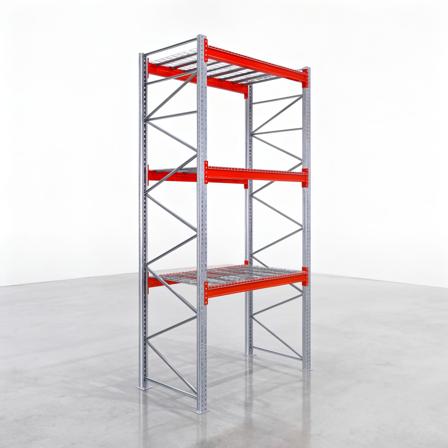 Palettenregale PRX 1000, Europalette, H: 4.100 mm, B: 2.000 mm, Palettengewicht: 750 kg, Palettenplätze: 8