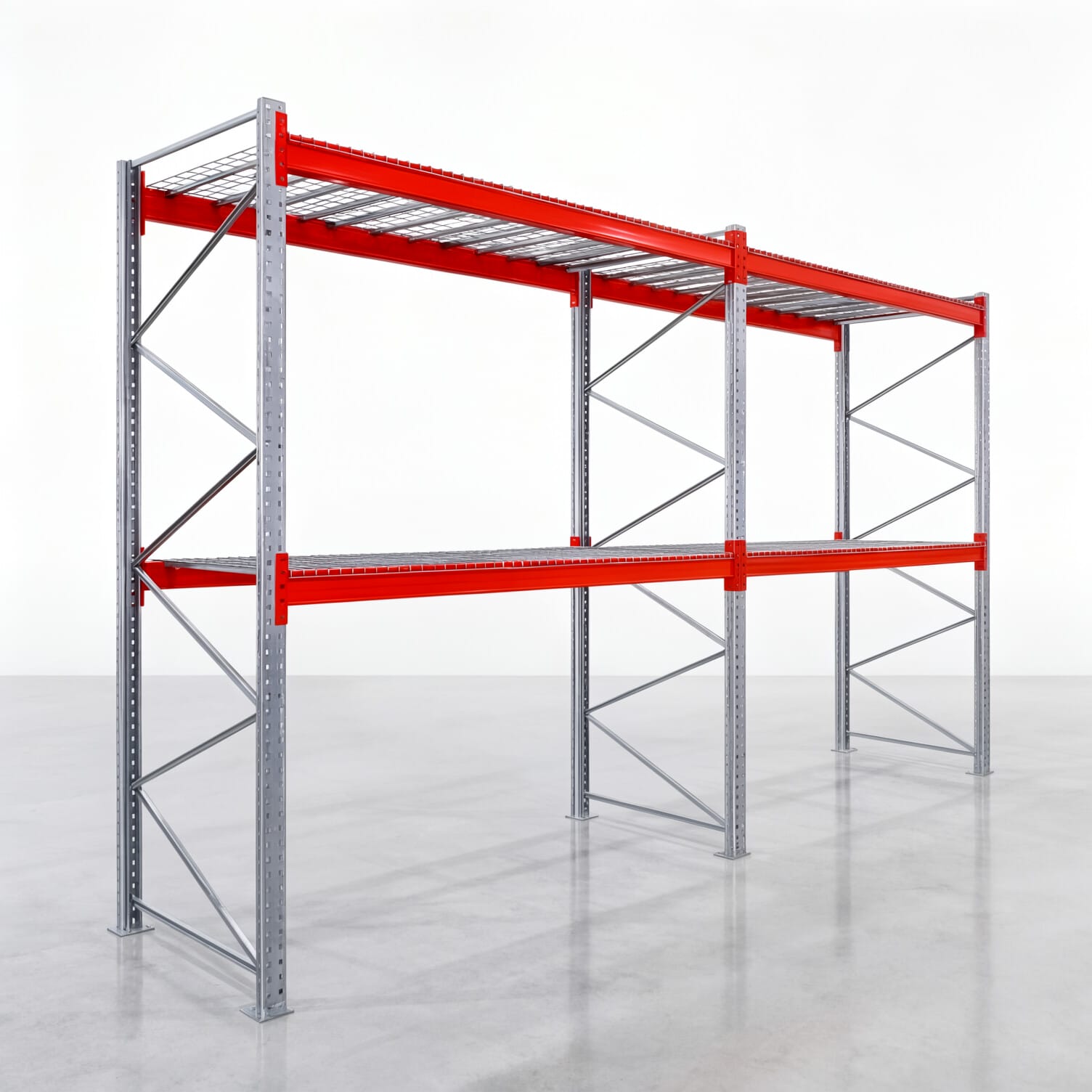 Palettenregale PRX 1000, Europalette, H: 3.100 mm, B: 5.700 mm, Palettengewicht: 750 kg, Palettenplätze: 18