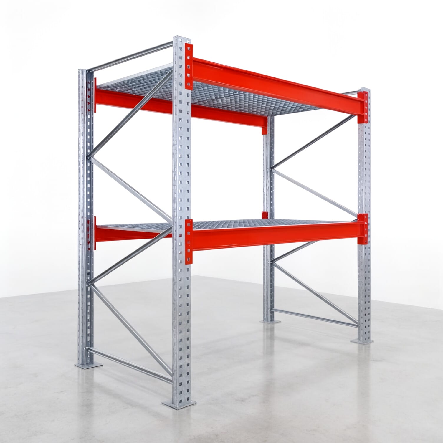 Palettenregale PRX 1000, Europalette, H: 2.100 mm, B: 2.000 mm, Palettengewicht: 750 kg, Palettenplätze: 6