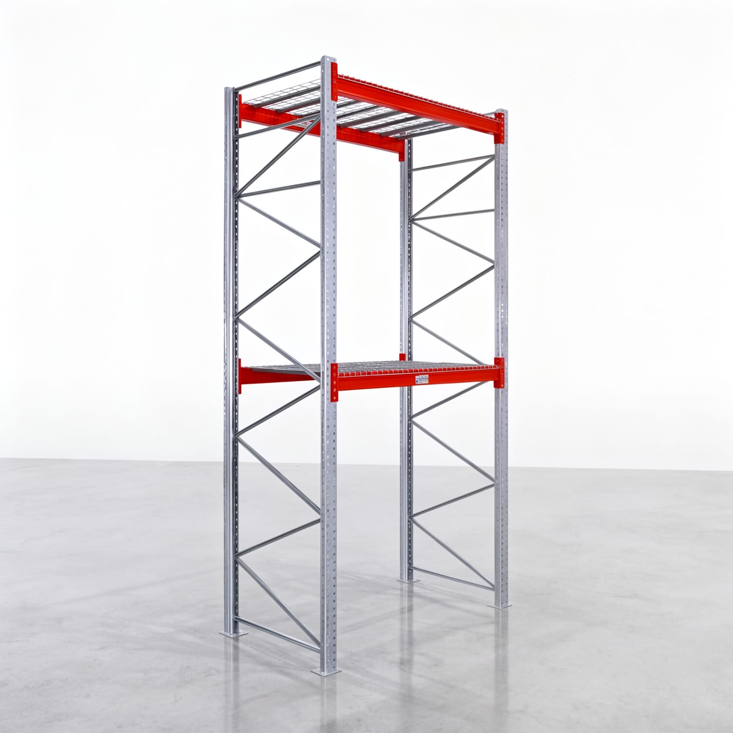 Palettenregale PRX 1000, Europalette, H: 4.100 mm, B: 2.000 mm, Palettengewicht: 750 kg, Palettenplätze: 6