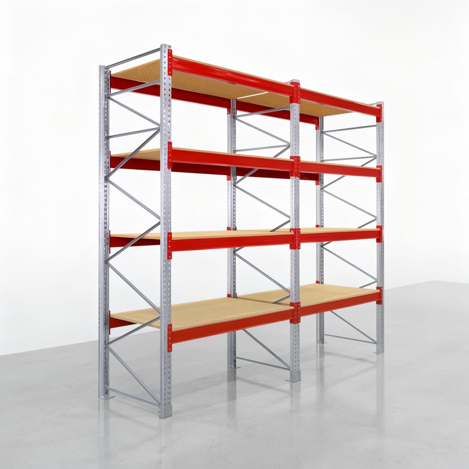 Palettenregale PRX 1000, Europalette, H: 3.600 mm, B: 3.900 mm, Palettengewicht: 750 kg, Palettenplätze: 20