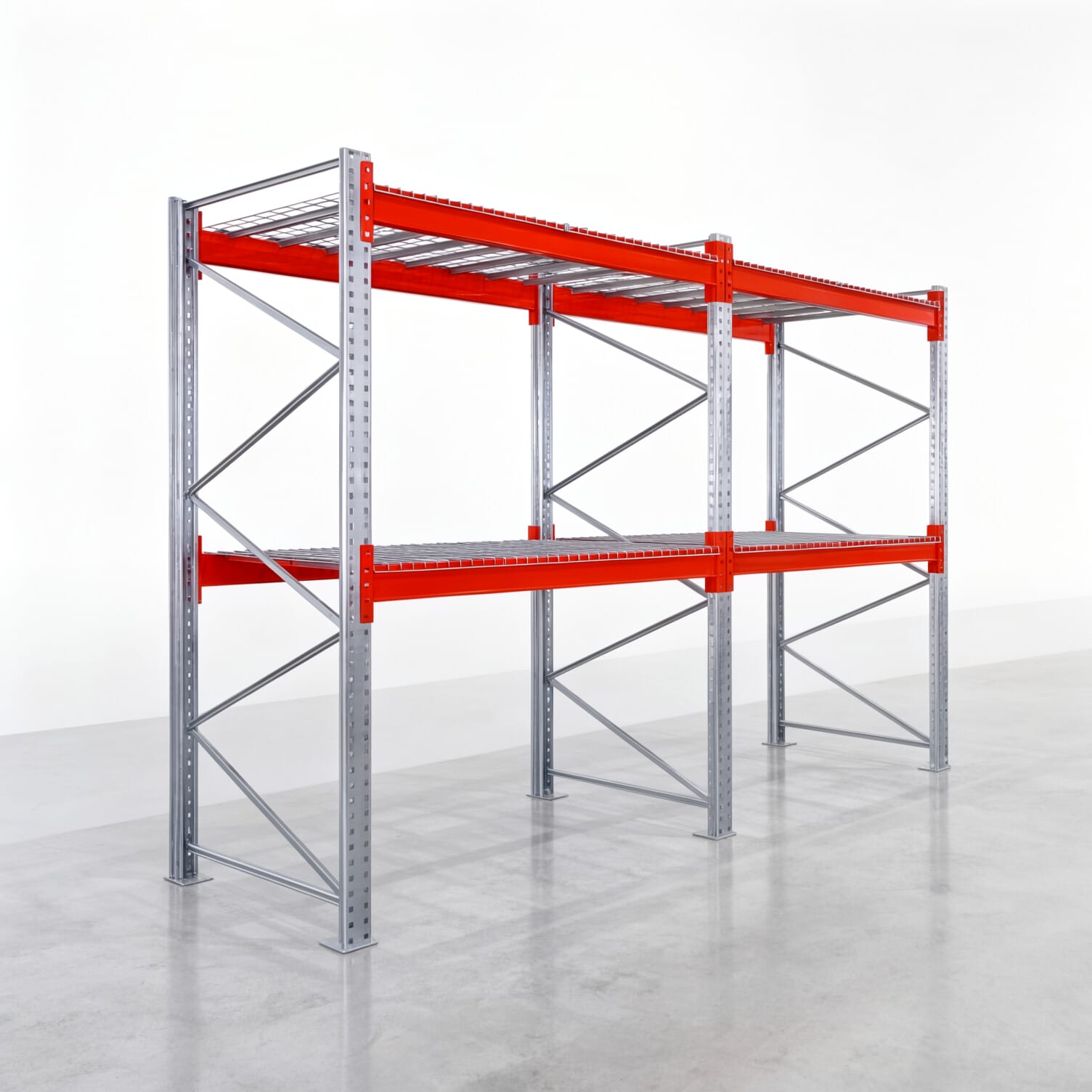 Palettenregale PRX 1000, Europalette, H: 2.600 mm, B: 3.900 mm, Palettengewicht: 750 kg, Palettenplätze: 12