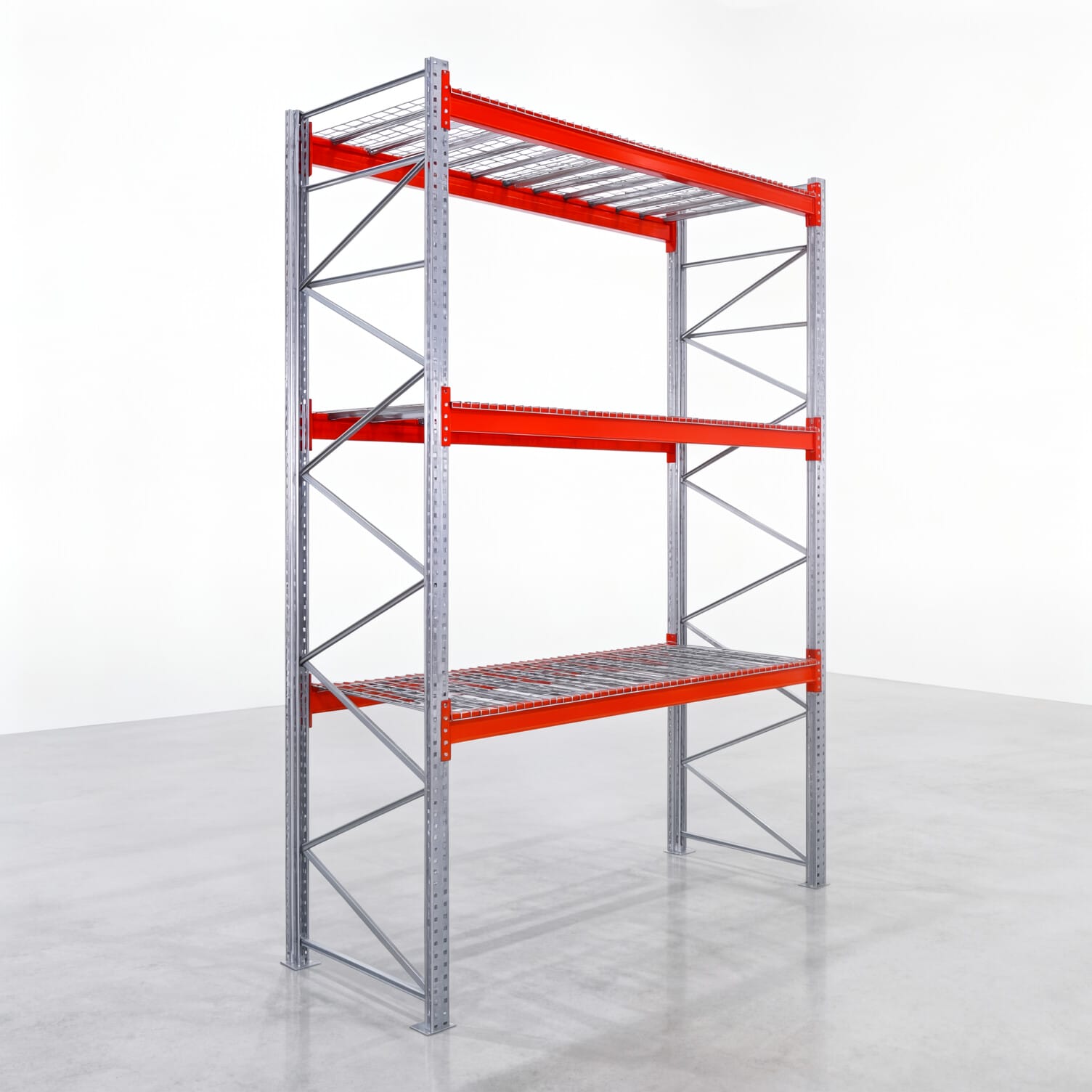 Palettenregale PRX 1000, Europalette, H: 4.100 mm, B: 2.900 mm, Palettengewicht: 500 kg, Palettenplätze: 12