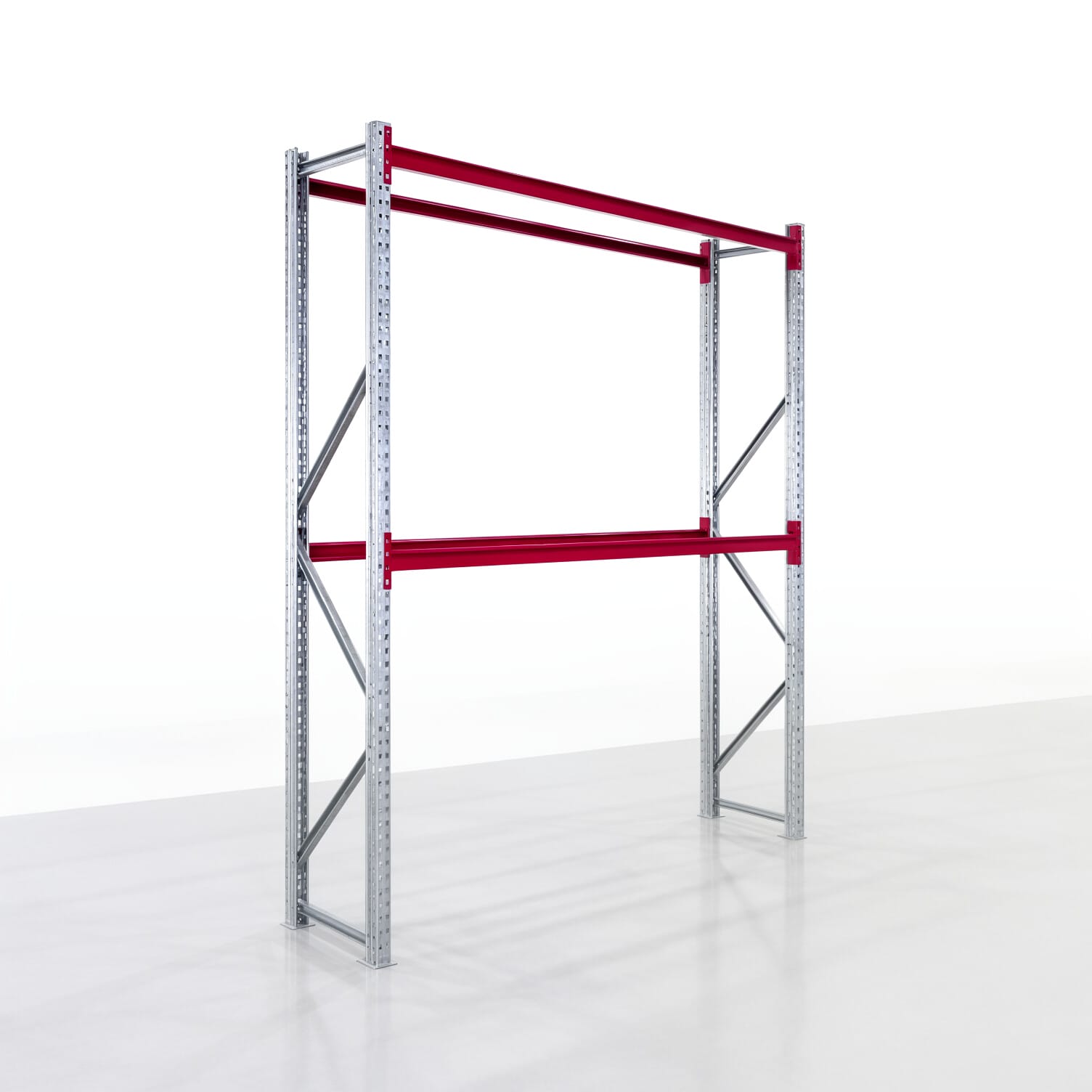 Weitspannregale WSX 5000, H: 3.000 mm, B: 2.616 mm mm, T: 600 mm, Ebenen: 3, Feldbreite: 2.500 mm, Auflage: ohne