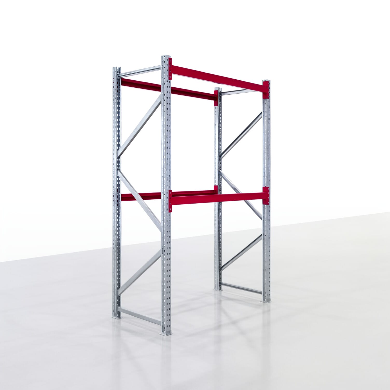 Weitspannregale WSX 5000, H: 2.400 mm, B: 1.626 mm mm, T: 800 mm, Ebenen: 3, Feldbreite: 1.500 mm, Auflage: ohne